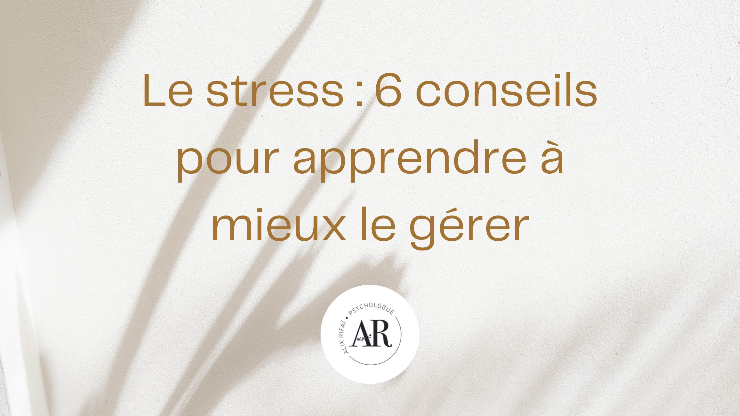 Gérer son stress